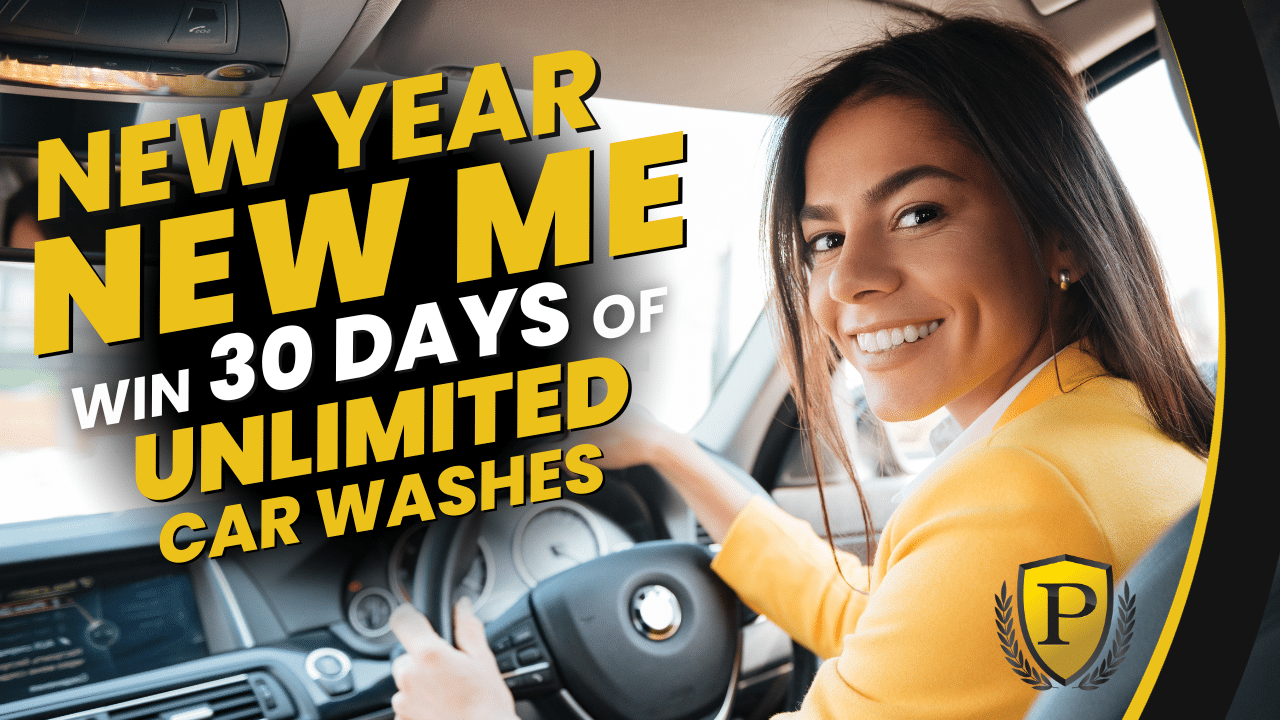 NEW YEAR NEW ME WIN 30 DAYS OF UNLIMITED CAR WASHES